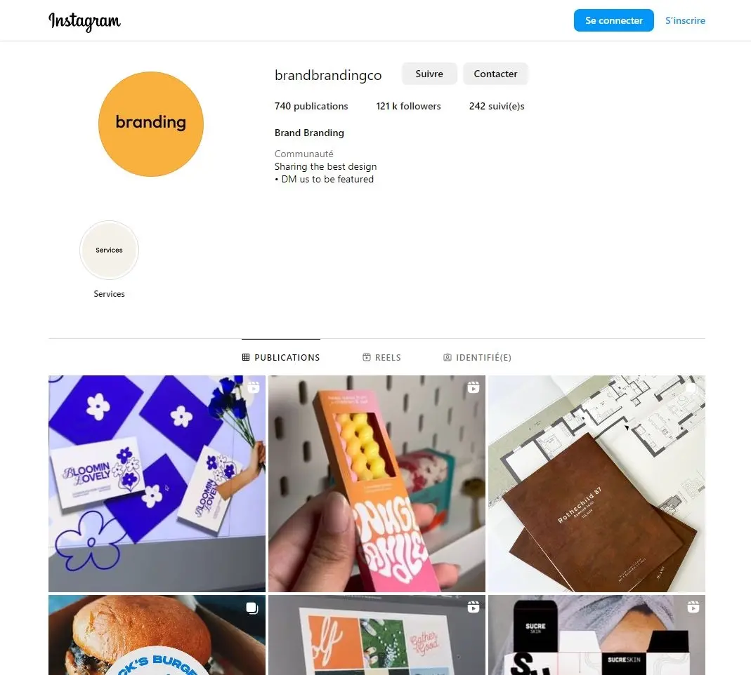 Blogduwebdesign instagram graphisme brandbrandingco
