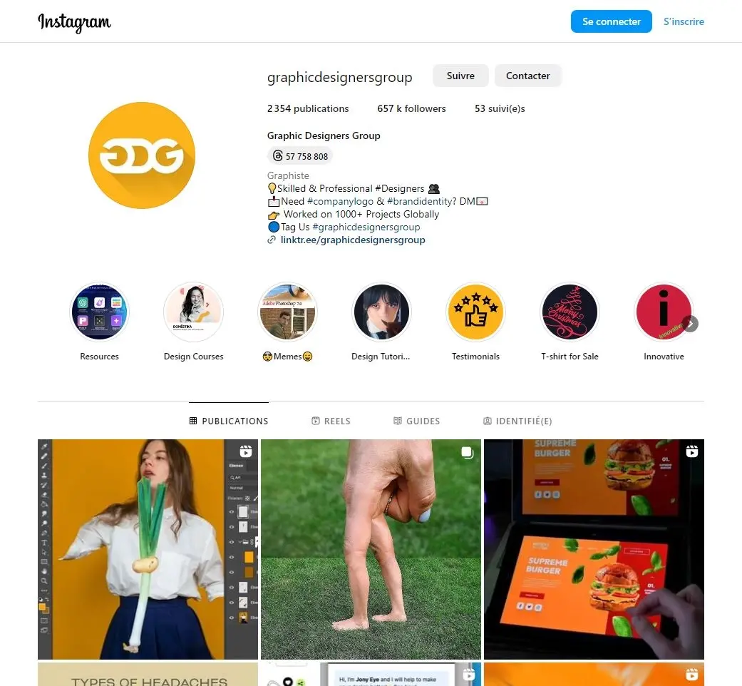 Blogduwebdesign instagram graphisme graphicdesignersgroup