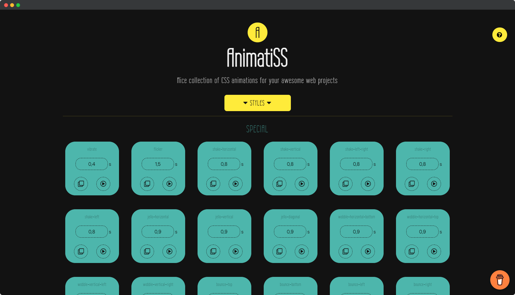 Blogduwebdesign librairies animations web css javascript animatiss