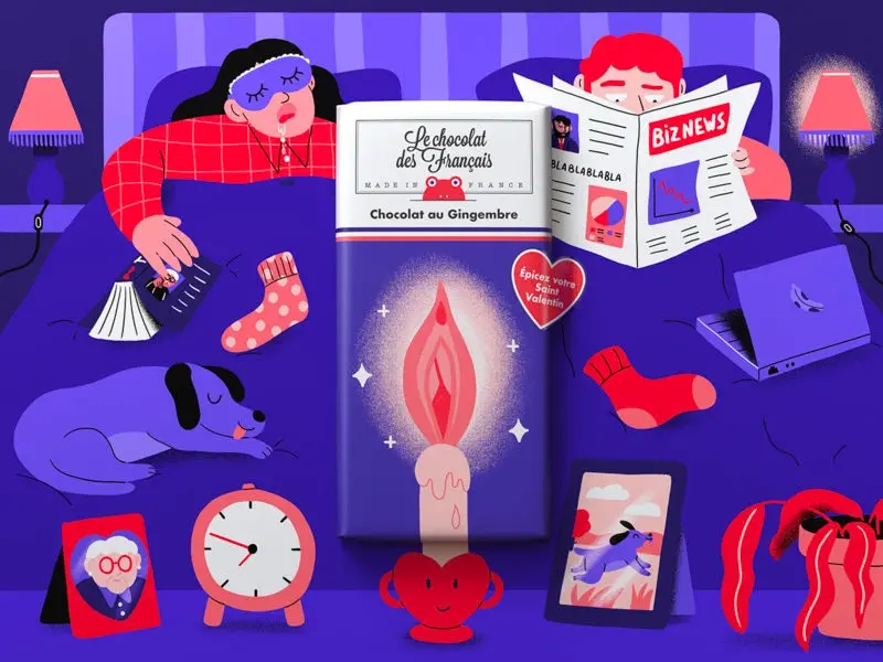 Blogduwebdesign meilleures campagnes st valentin chocolat des francais 2