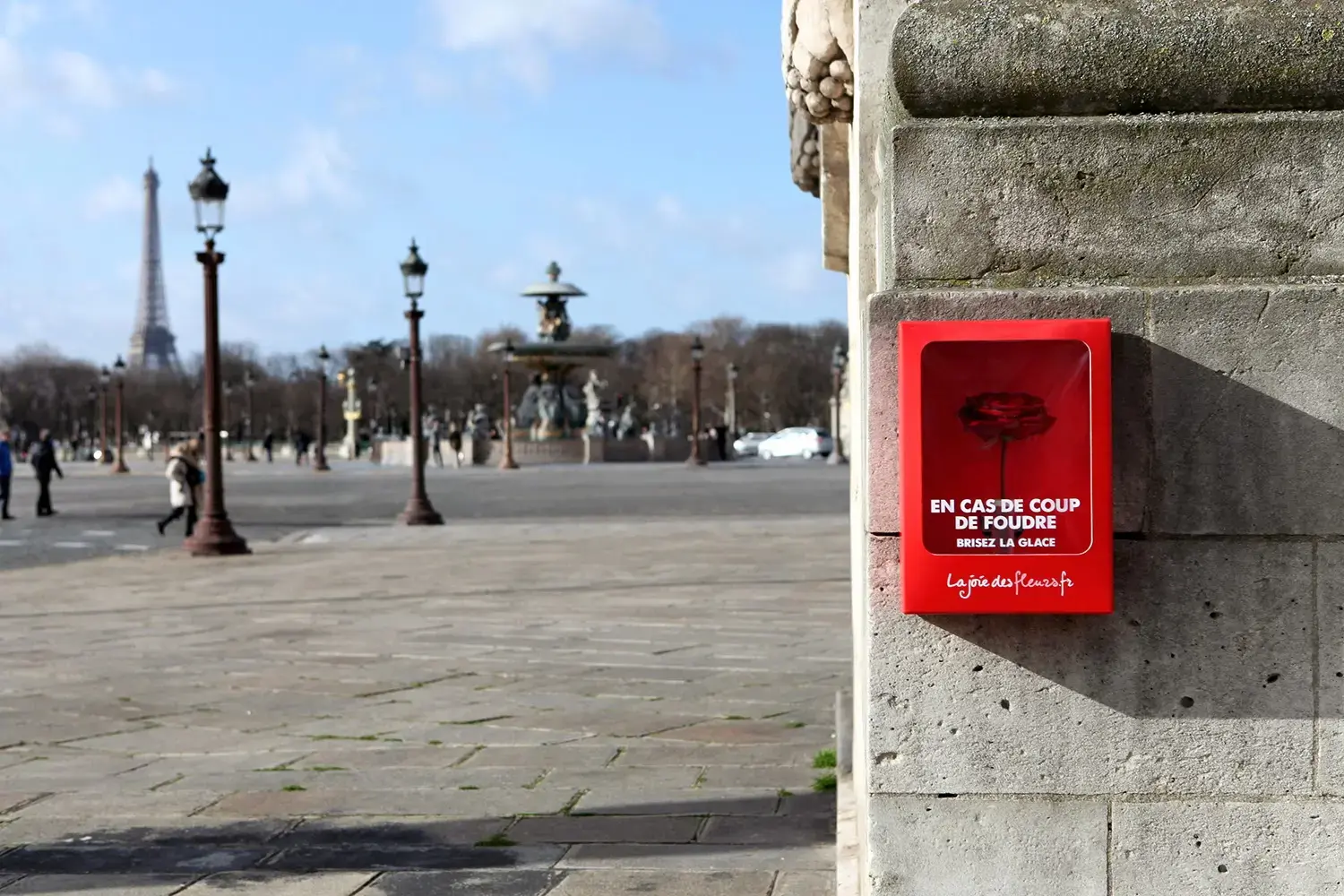 Campagne publicité Saint Valentin la joie des fleurs 2