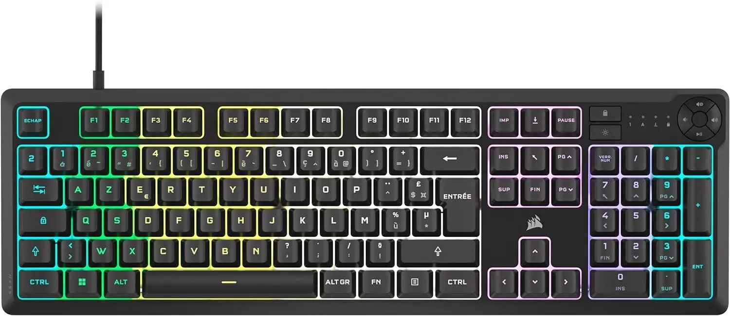 Blogduwebdesign meilleurs claviers mecaniques petit budget corsair k55 core