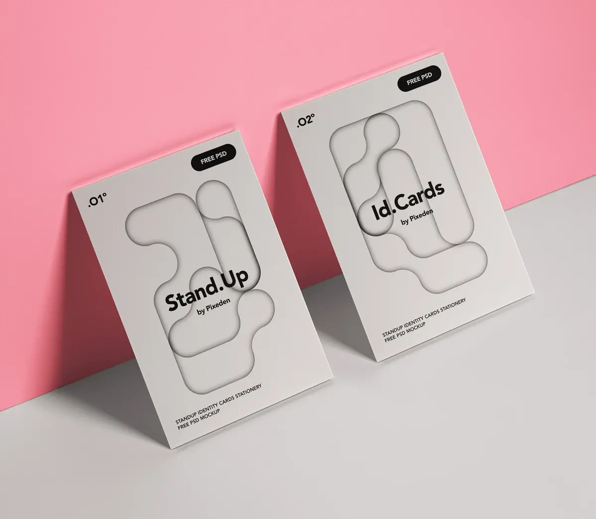 Mockup affiche double perspective