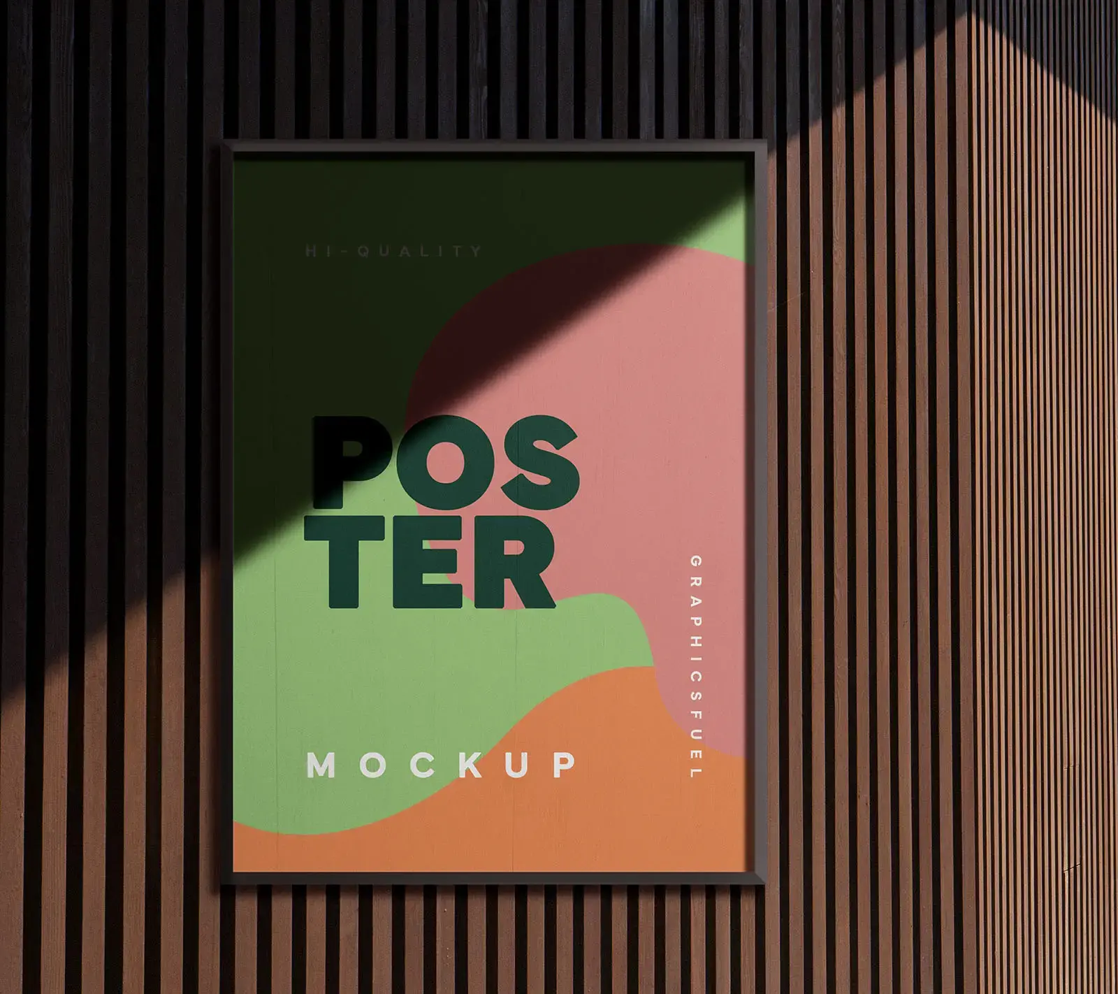 Mockup affiche publicitaire rue