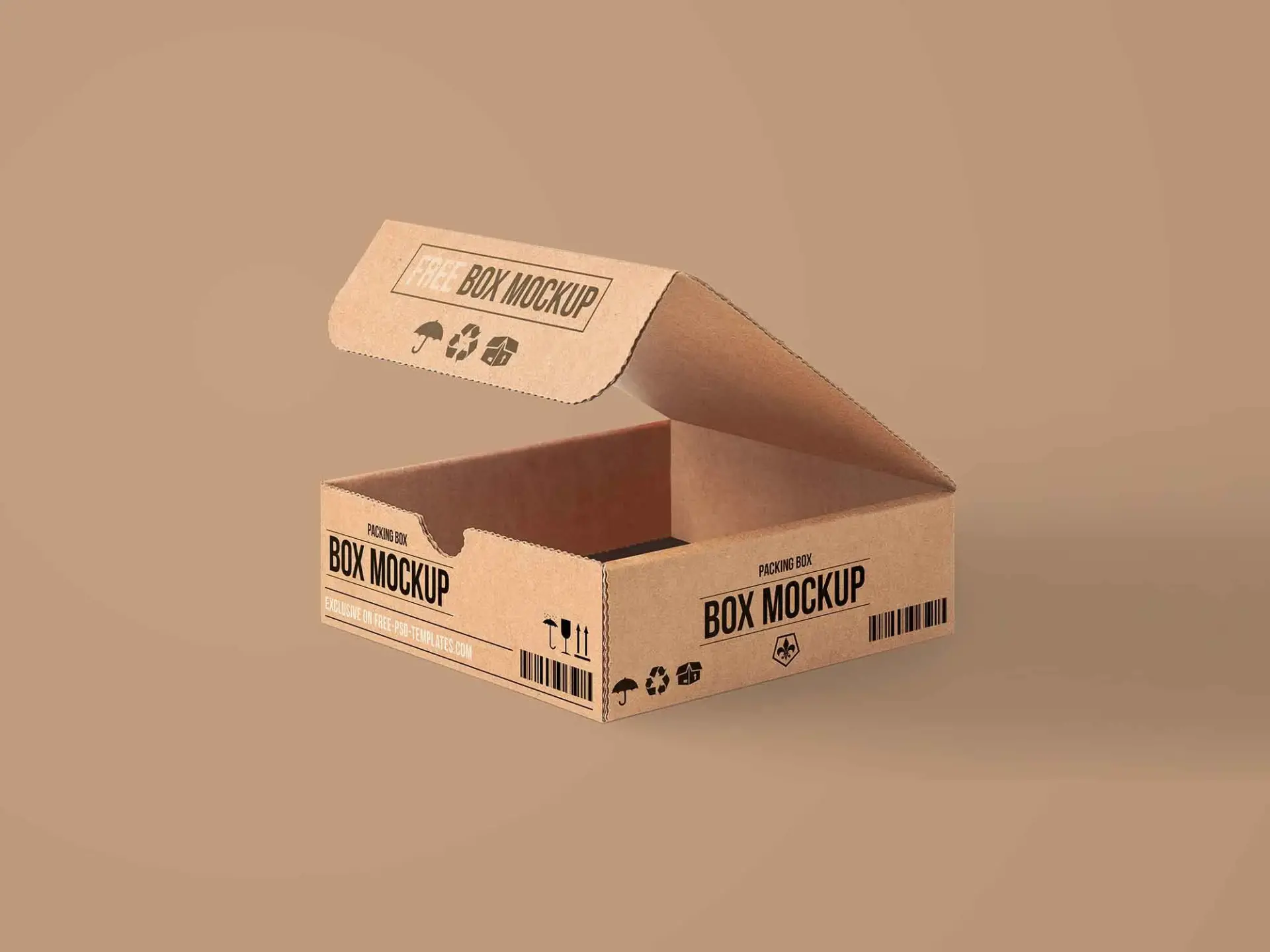 Mockup boite carton packaging