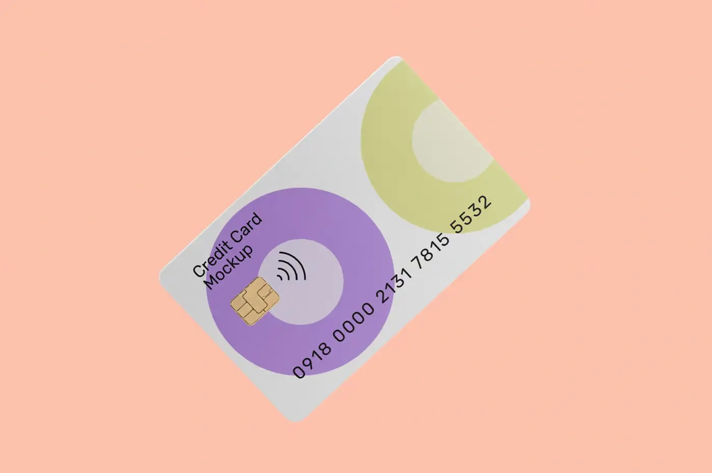 Blogduwebdesign mockup gratuit carte credit simple