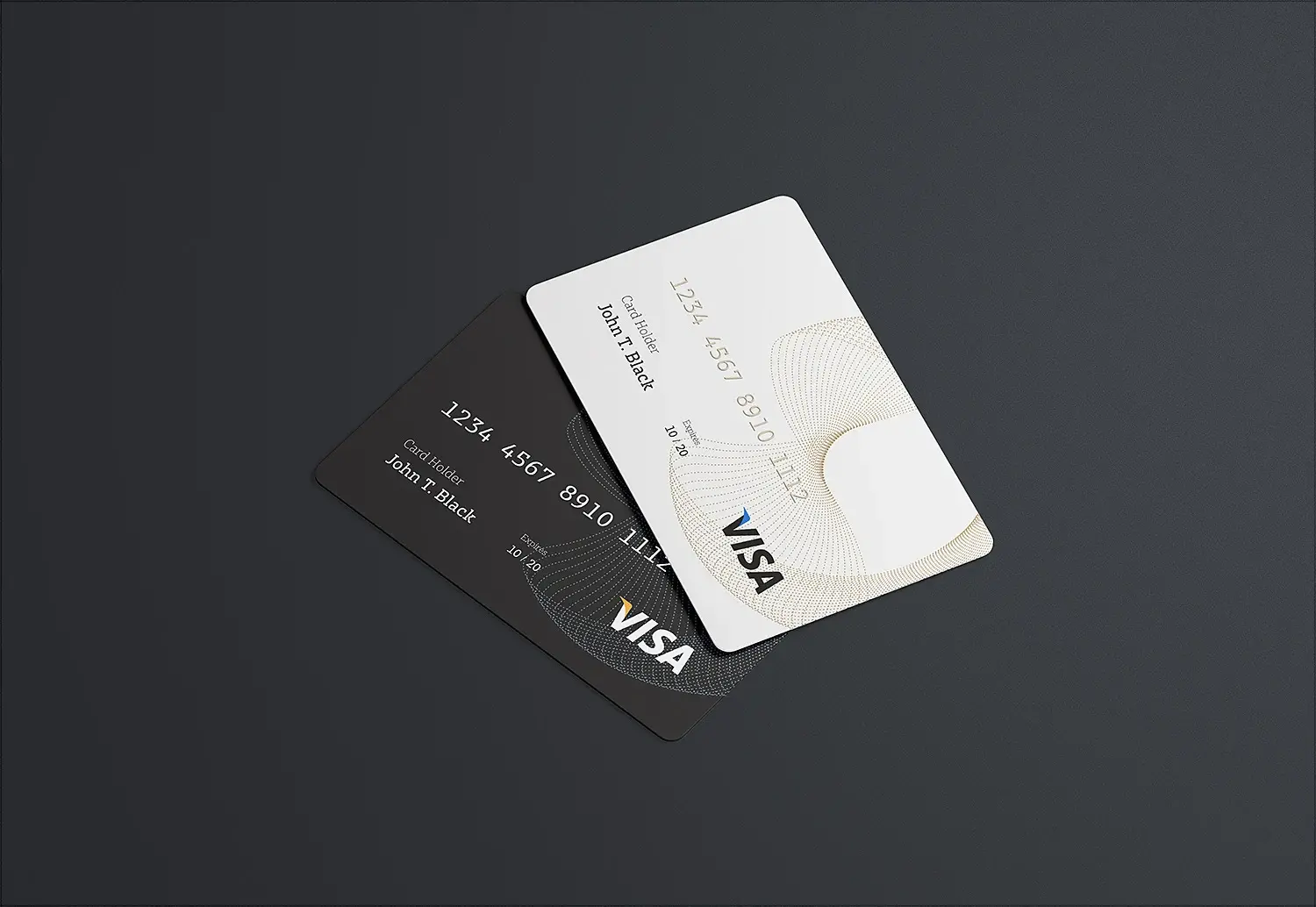 Blogduwebdesign mockup gratuit carte credit simples