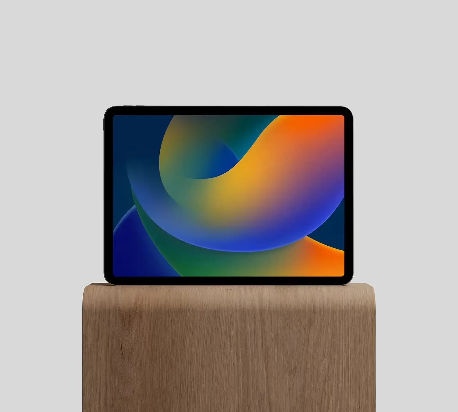 Blogduwebdesign mockup gratuit ipad wood stand