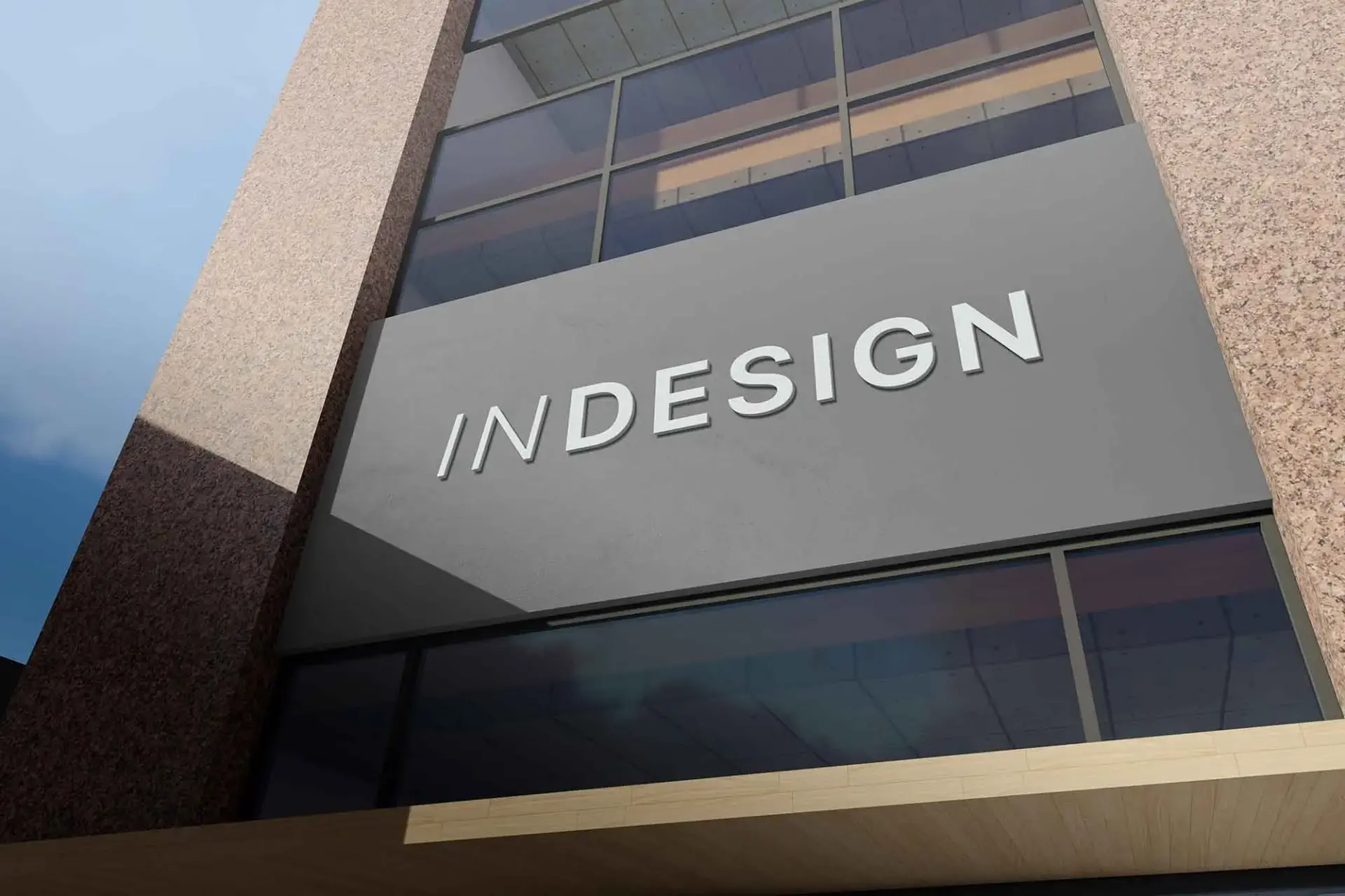 Blogduwebdesign mockup gratuit logo immeuble bureaux