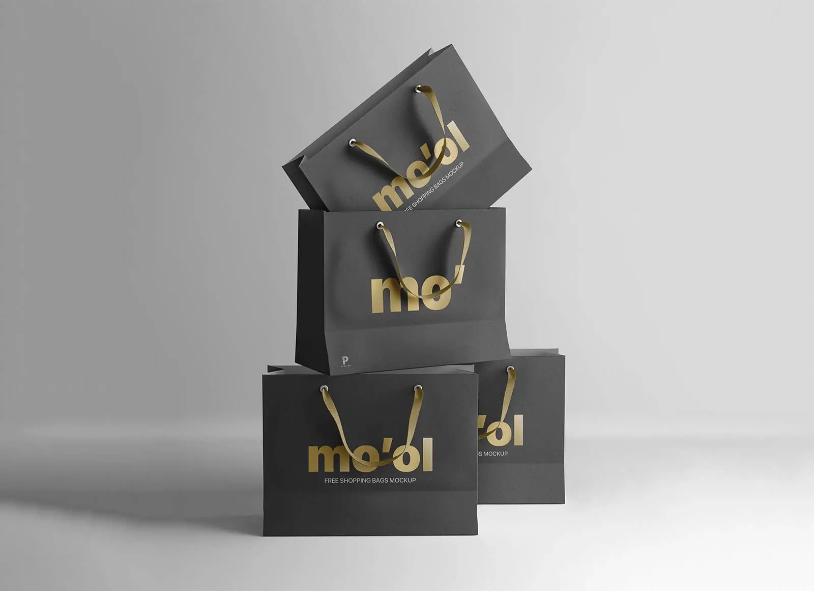 Mockup sac gratuit sac shopping papier premium
