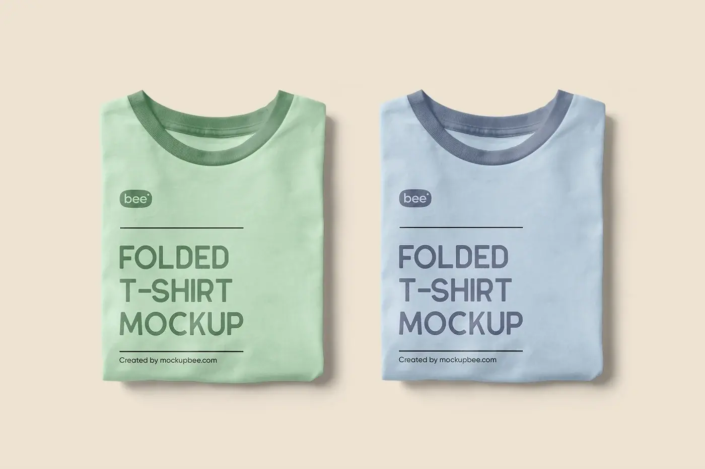 Mockup t shirt gratuit tshirt duo plie