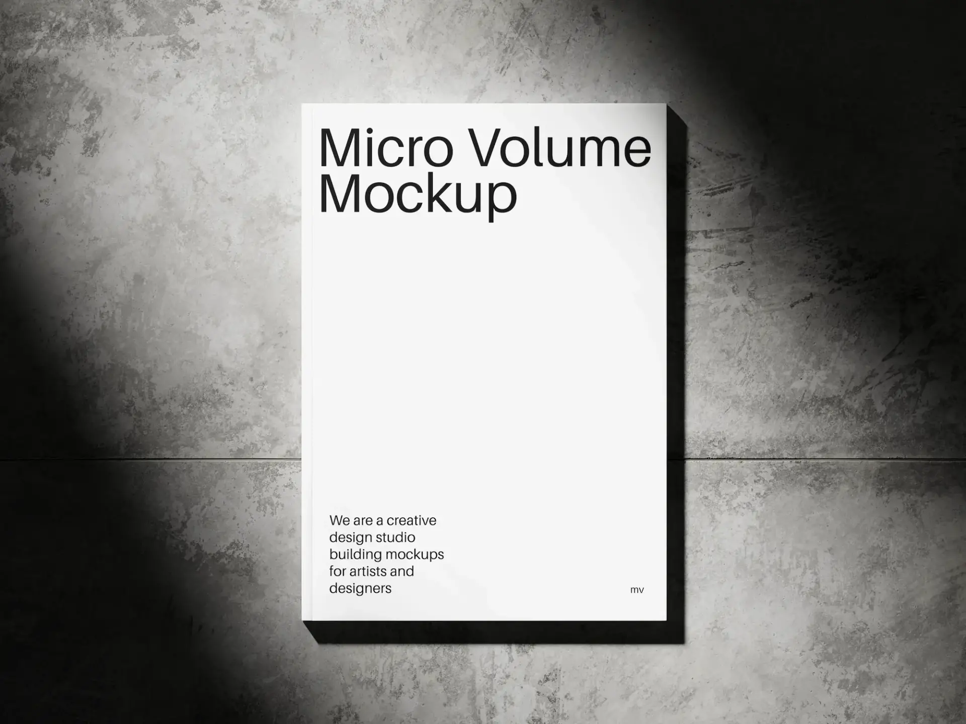 Mockup magazine gratuit dark