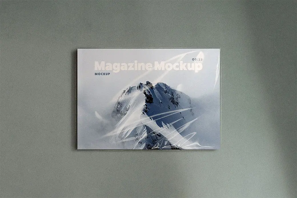 Blogduwebdesign mockup magazine gratuit landscape