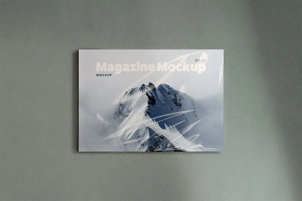 Mockup magazine gratuit landscape