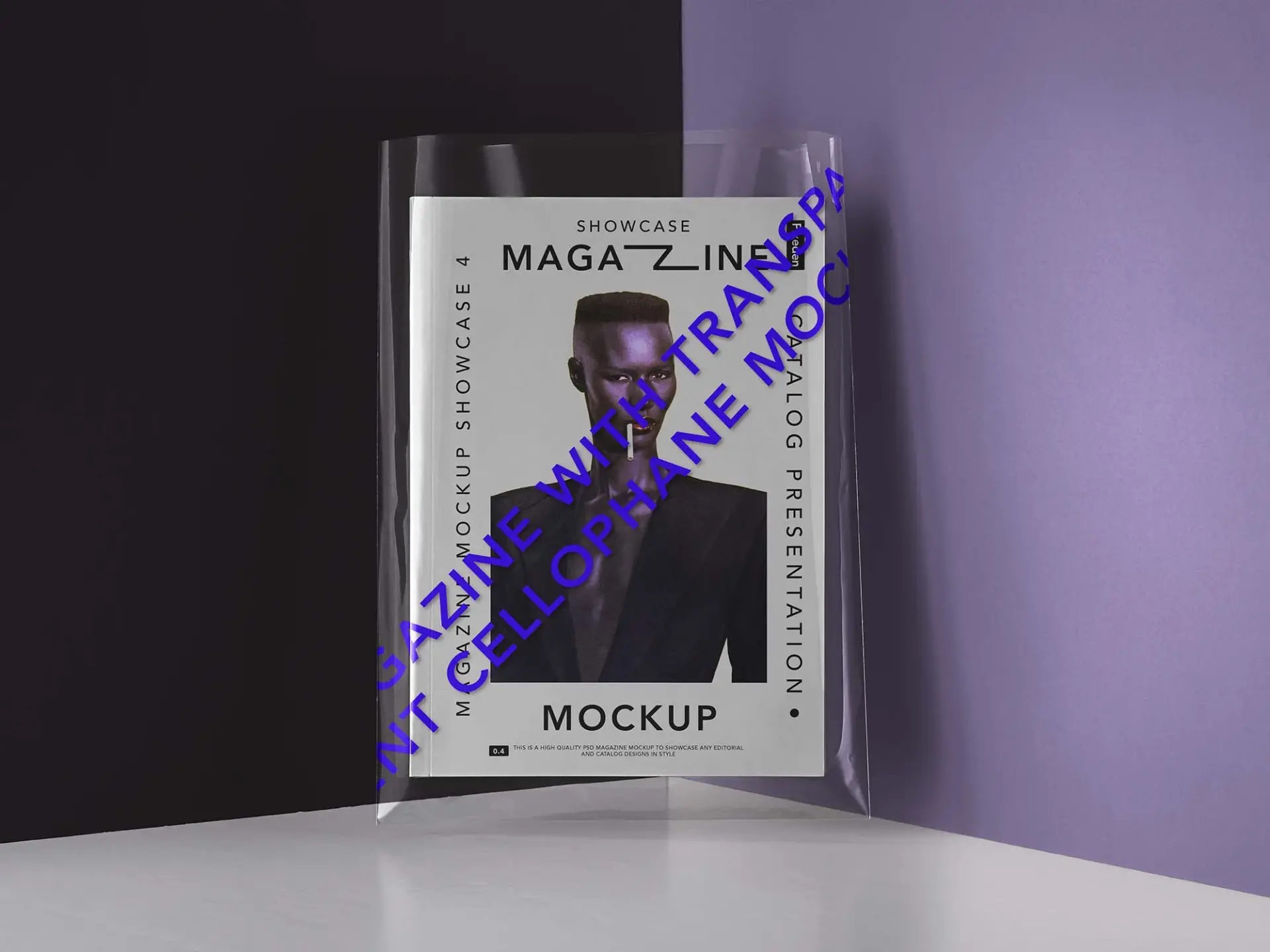 Mockup magazine gratuit transparent cover magazine
