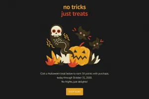 Newsletters d'Halloween : Guide pratique (+ exemples)