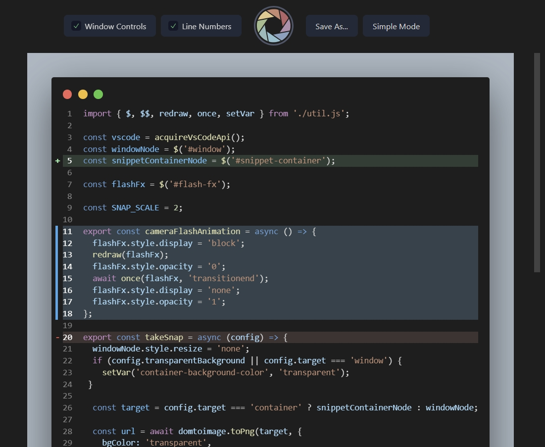 Blogduwebdesign outils capture code snap