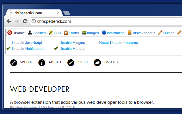 Blogduwebdesign outils design extensions chrome webdesigner awesome screenshot web developper