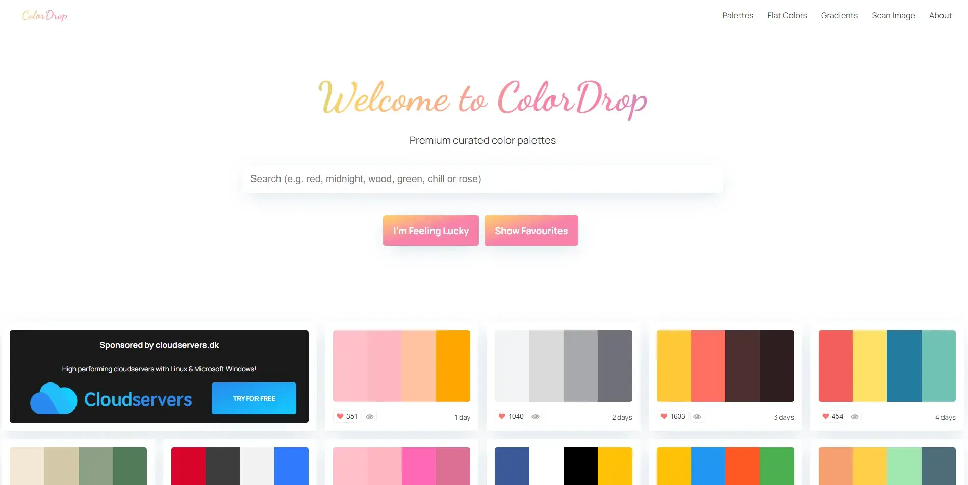 Blogduwebdesign outils design generateurs palettes couleurs en ligne color drop