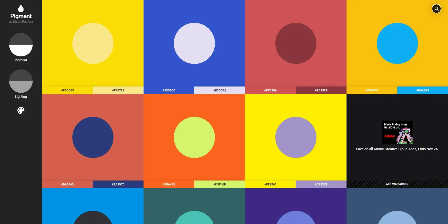 Blogduwebdesign outils design generateurs palettes couleurs en ligne pigment