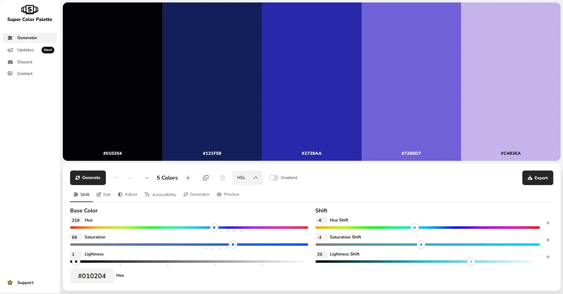 Blogduwebdesign outils design generateurs palettes couleurs en ligne super color palette