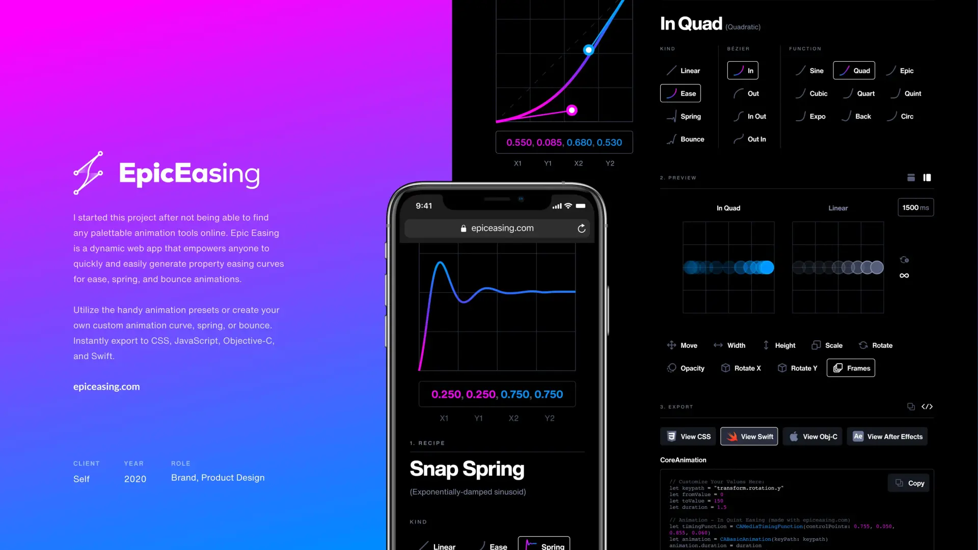 Blogduwebdesign outils motion design animation web epic easing 2