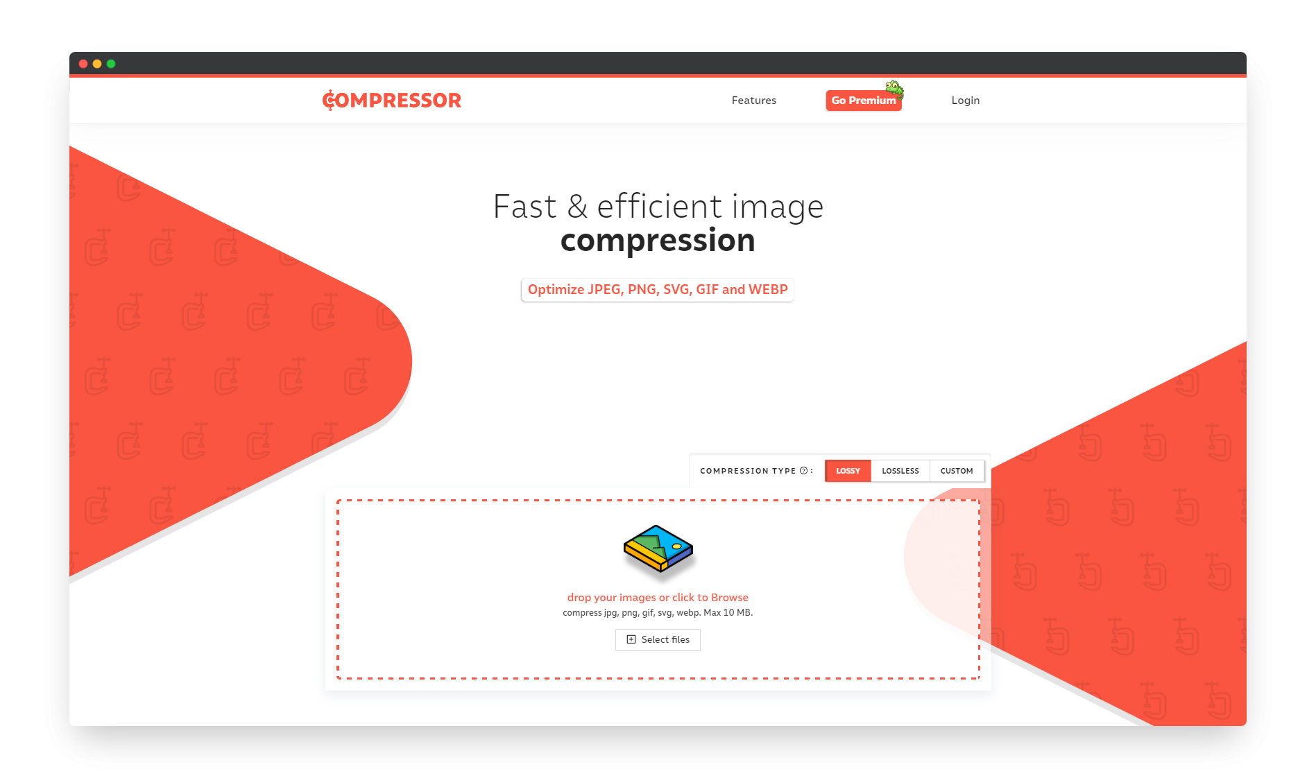 Outil compresser image compressor io
