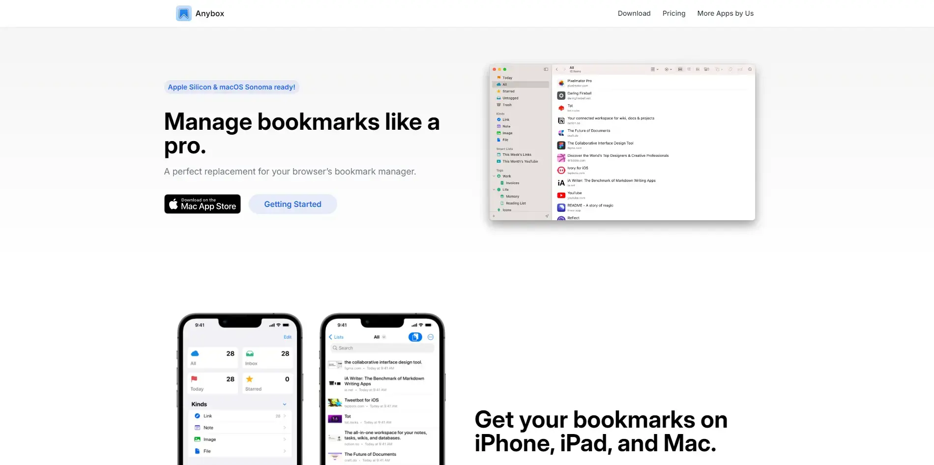 Blogduwebdesign outils productivite bookmarking anybox