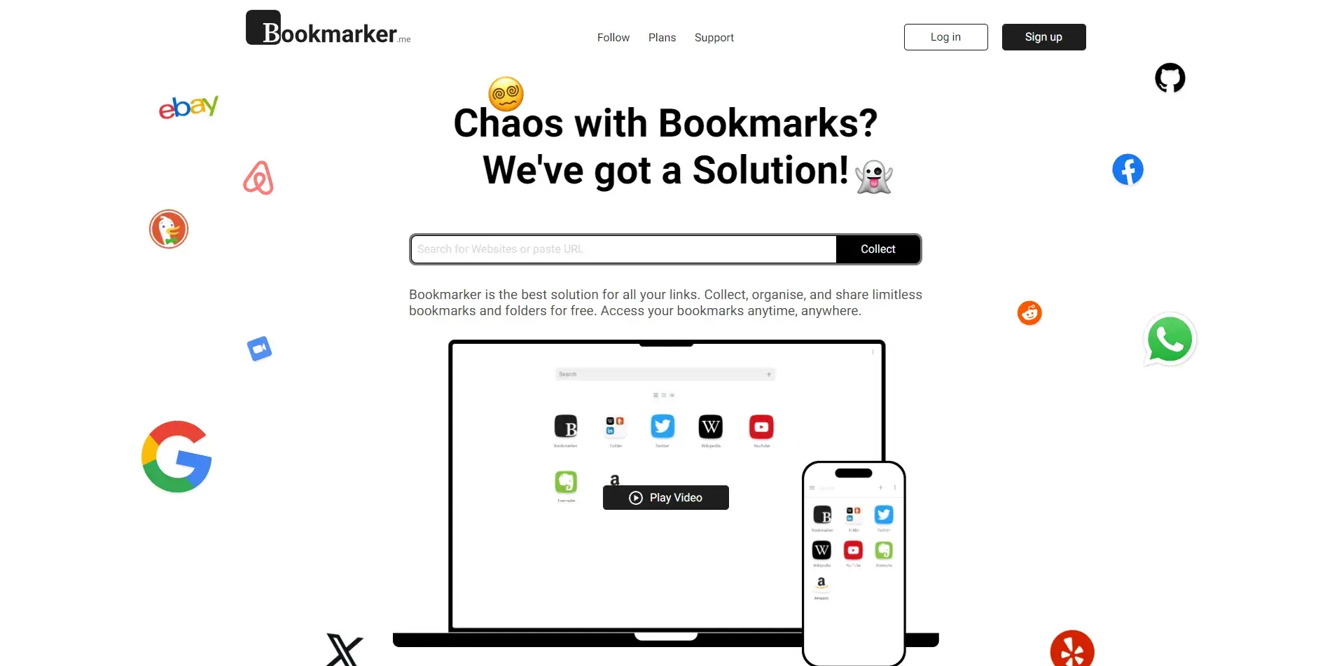 Gestionnaire favoris bookmarker