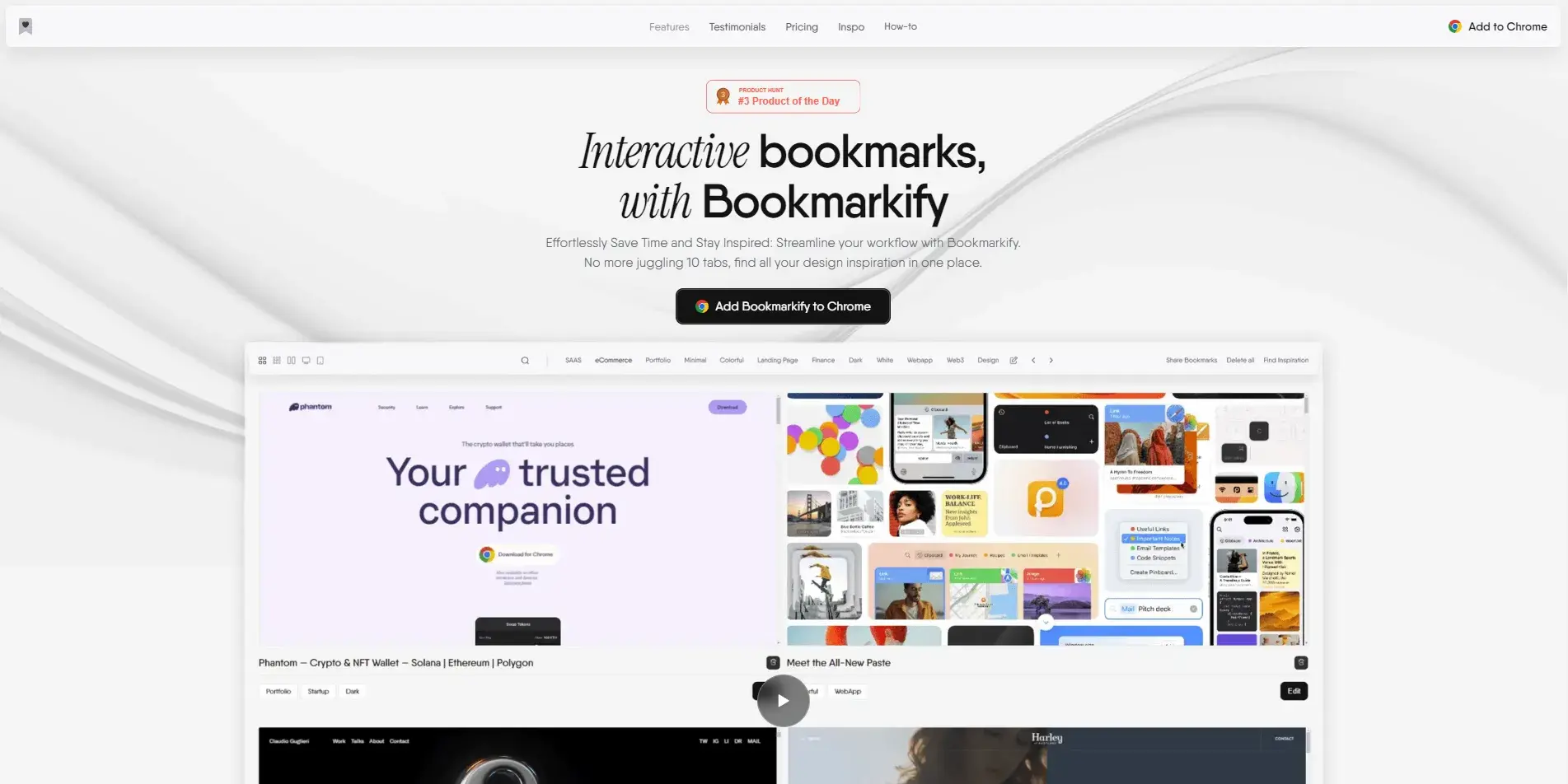 Gestionnaire favoris bookmarkify