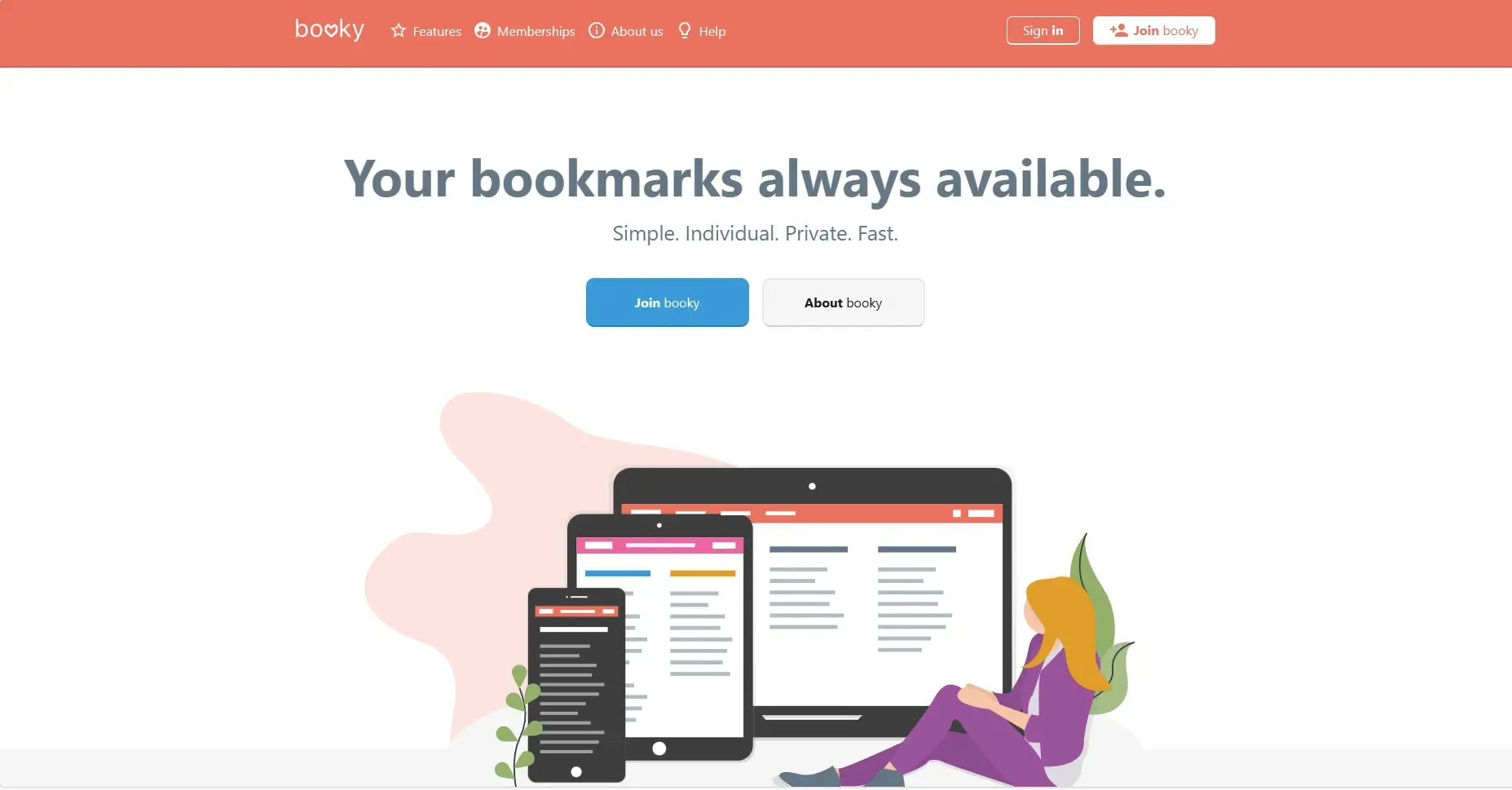 Gestionnaire favoris booky