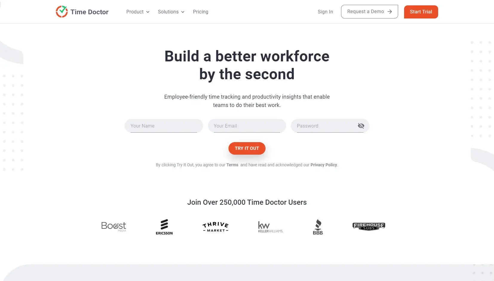 Logiciel time tracking time doctor