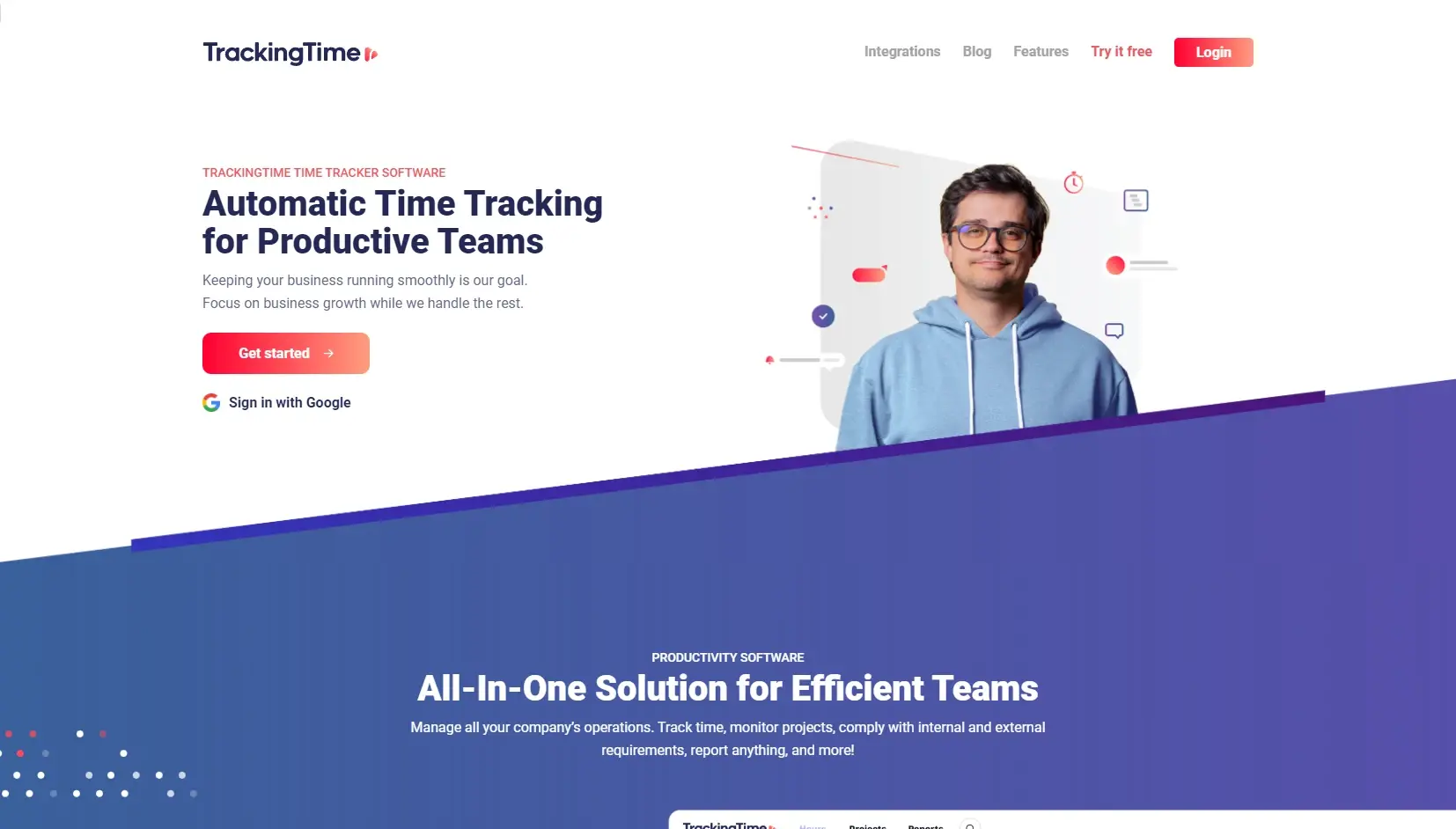 Logiciel time tracking trackingtime