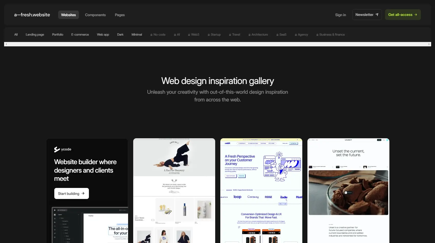 Blogduwebdesign outils productivite veille creative a fresh website
