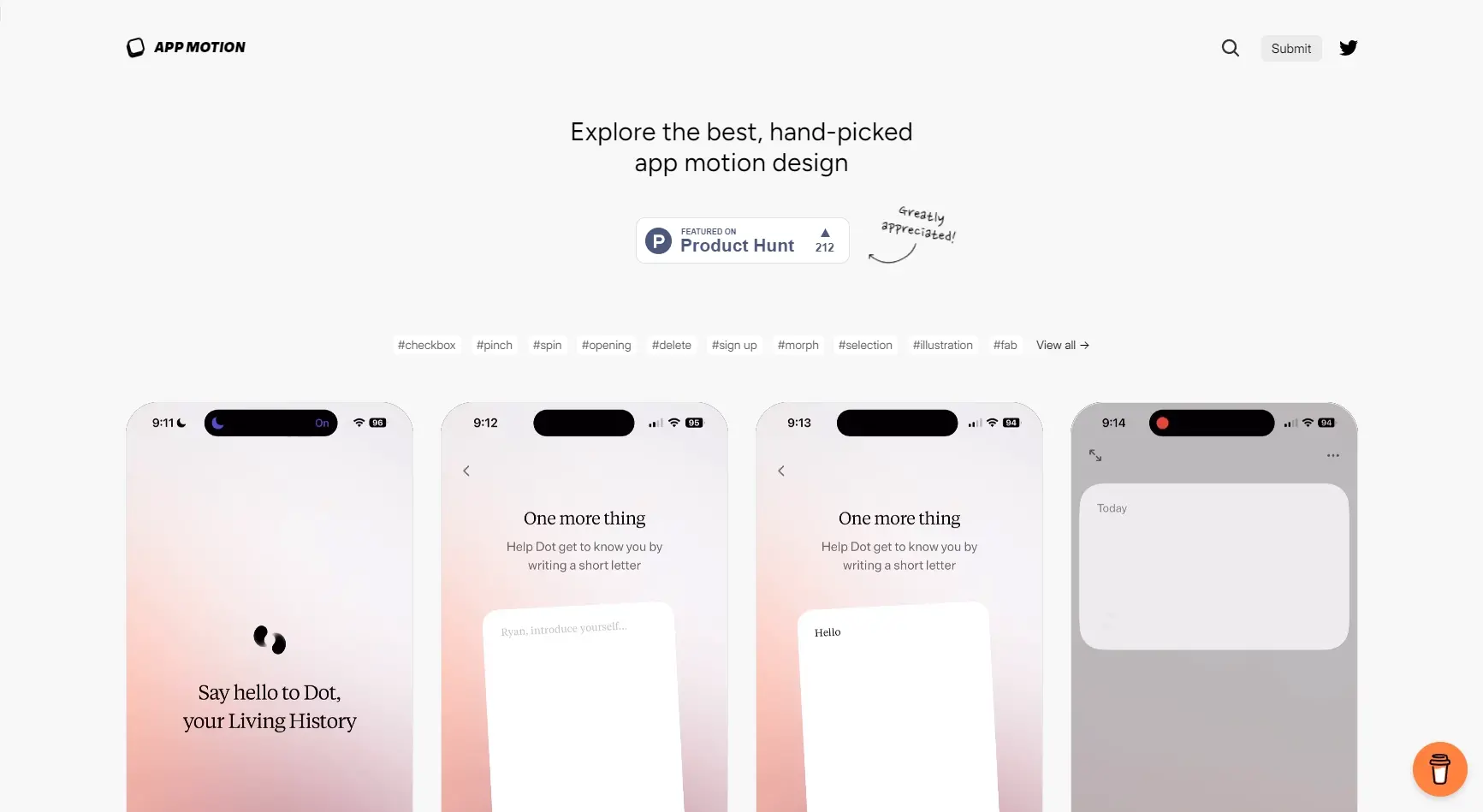 Blogduwebdesign outils productivite veille creative app motion