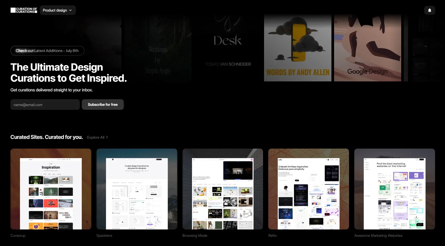 Blogduwebdesign outils productivite veille creative curation of curations