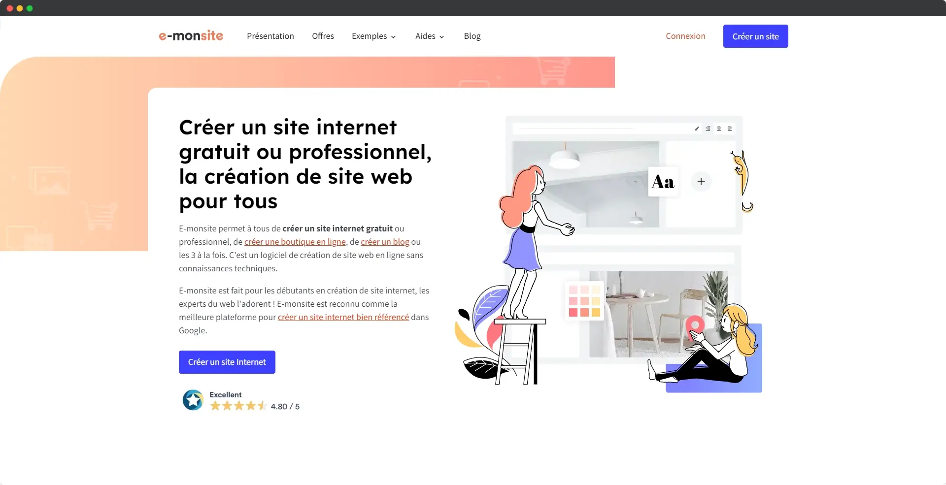 Blogduwebdesign outils tech no code creation site web emonsite