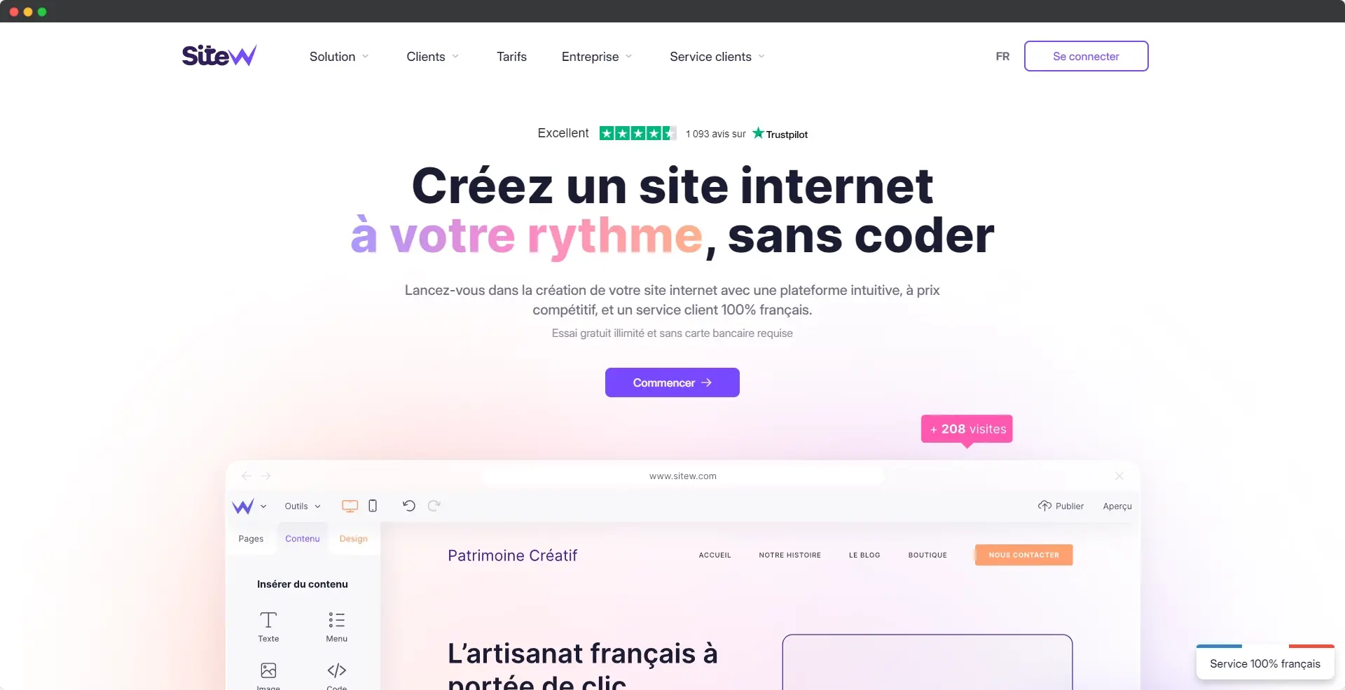 Blogduwebdesign outils tech no code creation site web site w