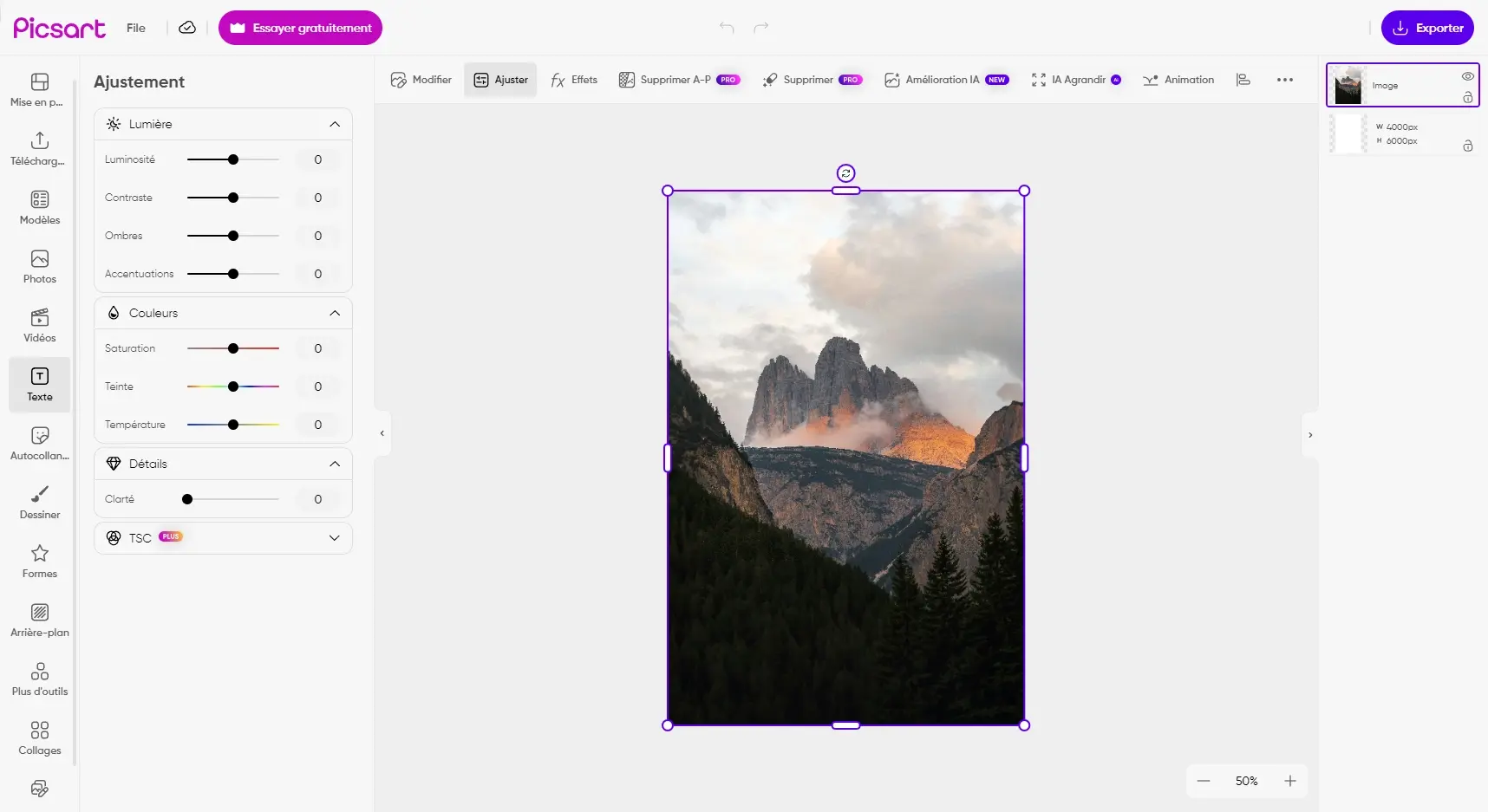 Logiciel de retouche photo gratuit picsart