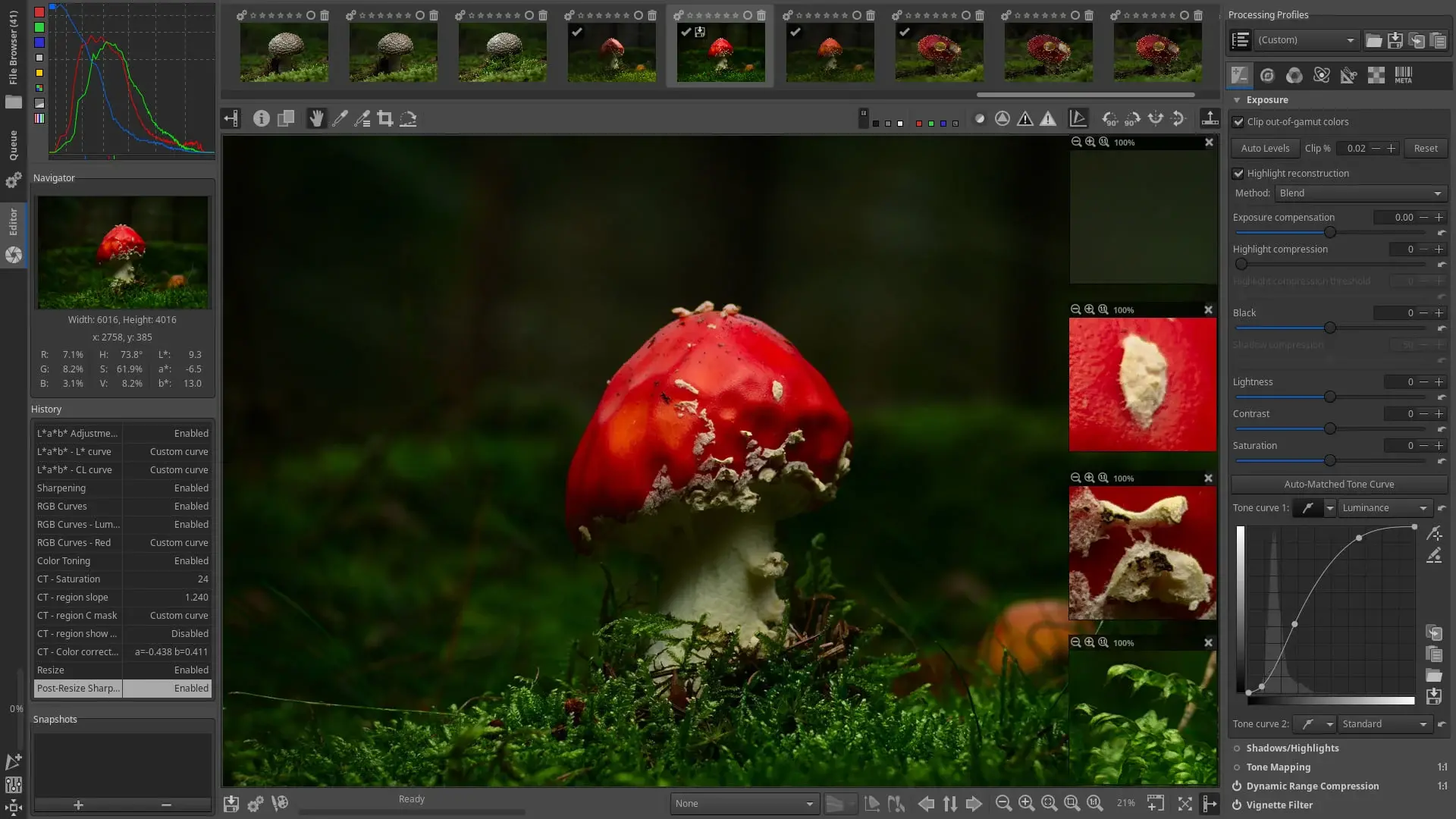 Logiciel de retouche photo gratuit rawtherapee