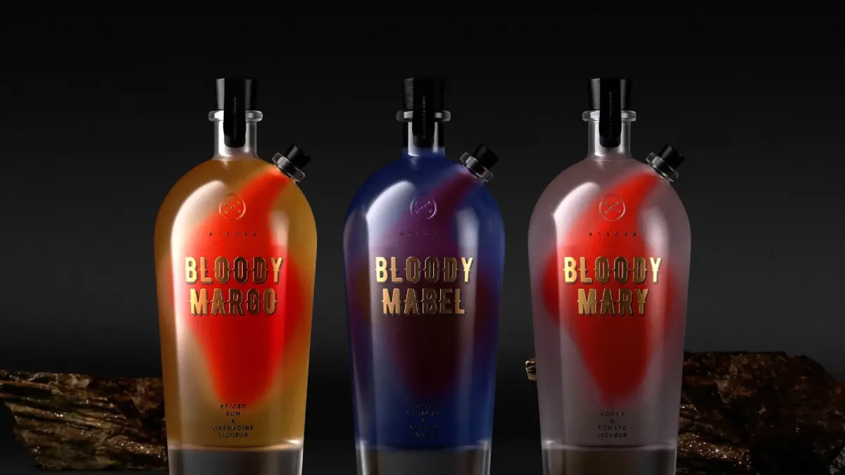 Blogduwebdesign packaging habillage bouteille original bloody mary