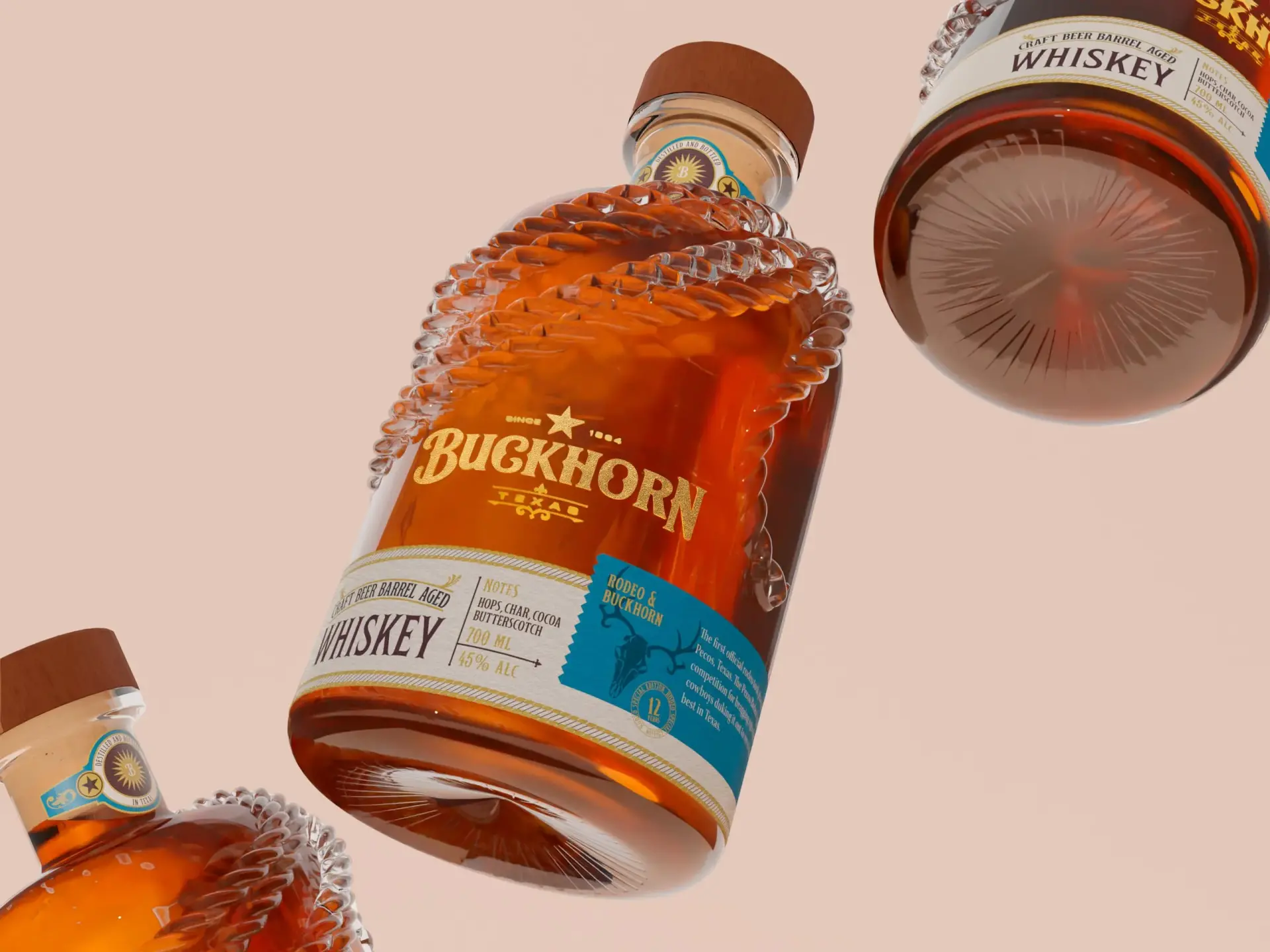 Blogduwebdesign packaging habillage bouteille original buckhorn 2