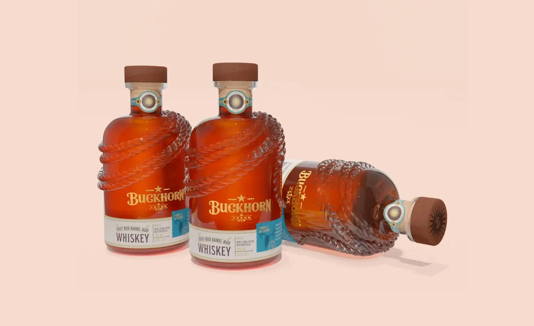 Blogduwebdesign packaging habillage bouteille original buckhorn