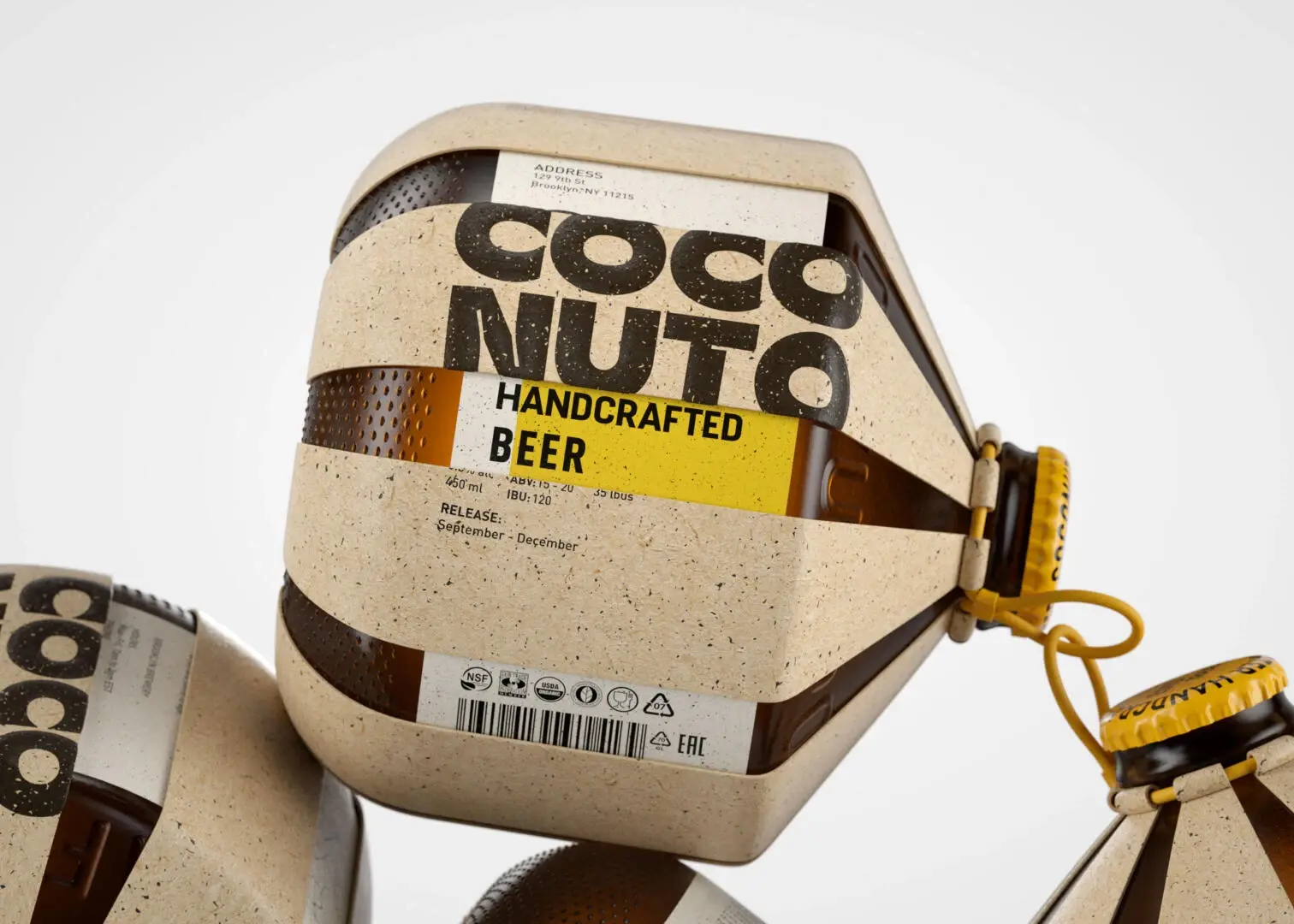 Blogduwebdesign packaging habillage bouteille original coconuto beer 2
