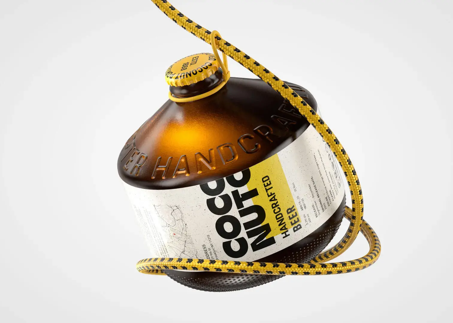 Blogduwebdesign packaging habillage bouteille original coconuto beer