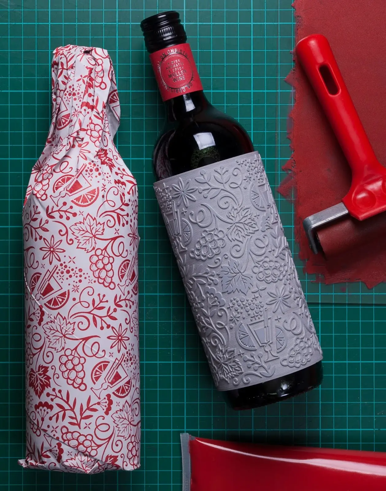 Blogduwebdesign packaging habillage bouteille original roll on christmas