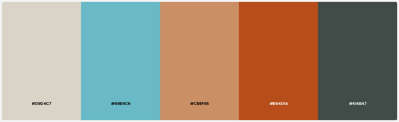 Blogduwebdesign palette couleurs automne erable et lac turquoise