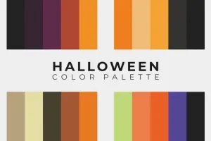 12 palettes de couleurs inspirées d'Halloween