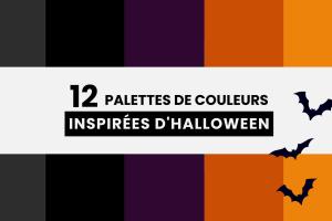 12 palettes de couleurs inspirées d'Halloween
