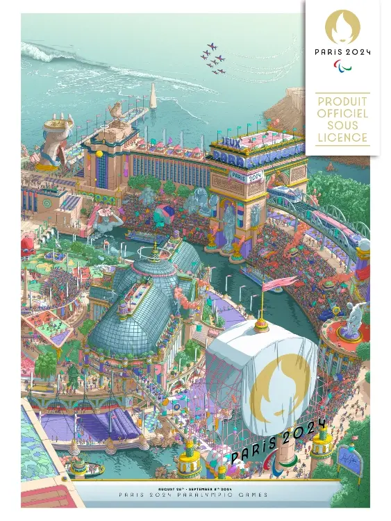 Blogduwebdesign paris 2024 affiches officielles ugo gattoni 2